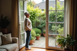 Logement en rez-de-chaussée avec jardin accessible et sans escaliers