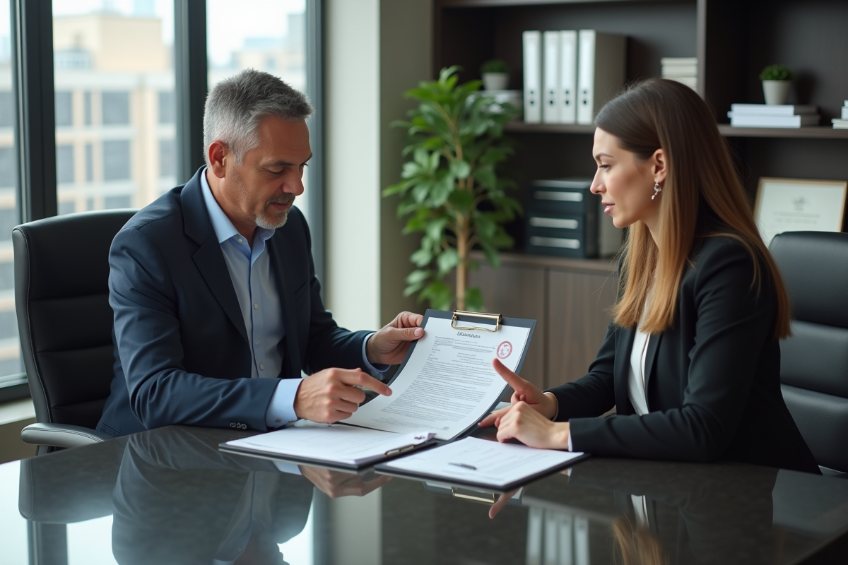 Homme et conseiller bancaire discutant d